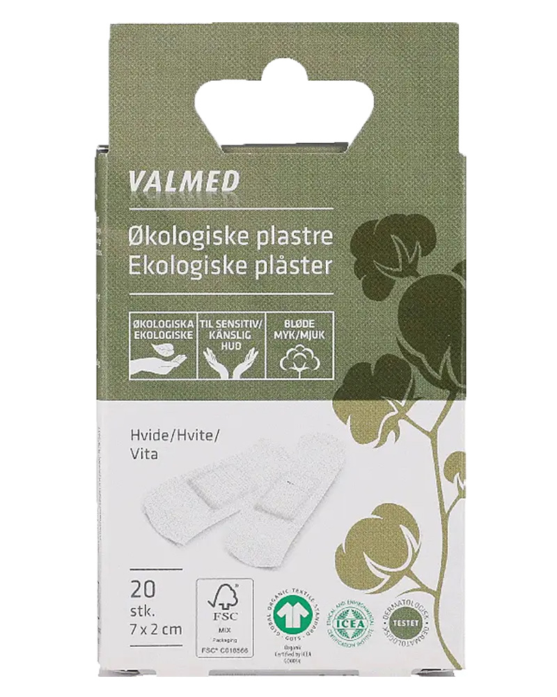 Valmed Økologiske Plastre   20 stk.