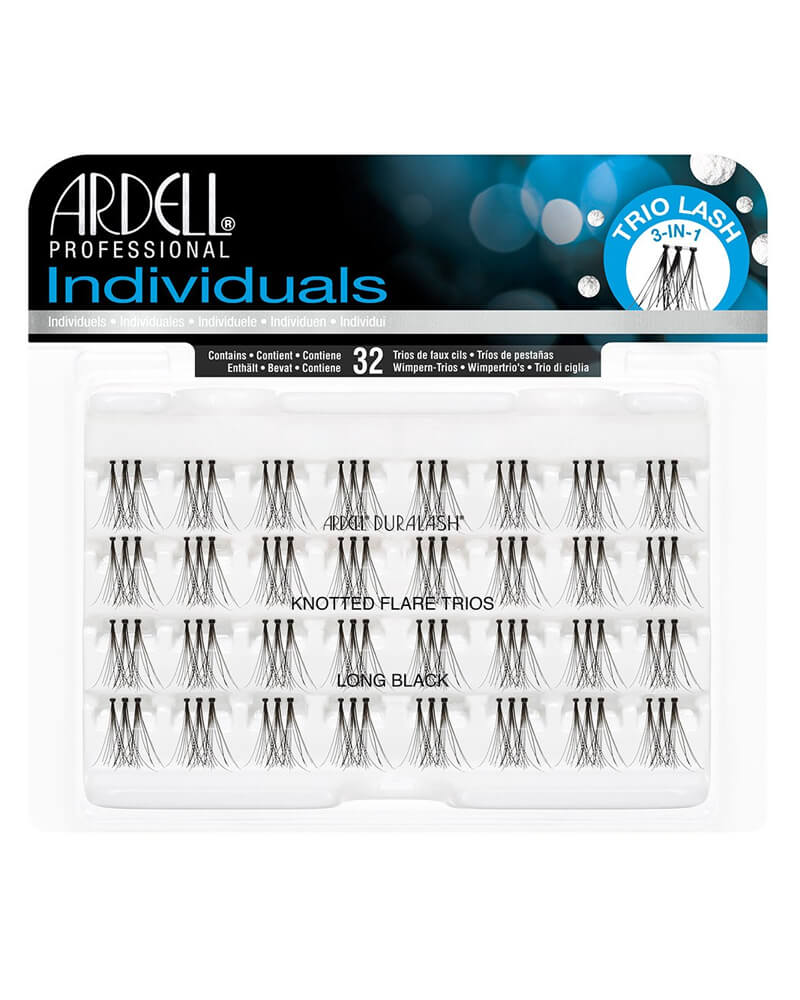 Ardell Individuals DuraLash Knotted Trios - Long Black   32 stk.