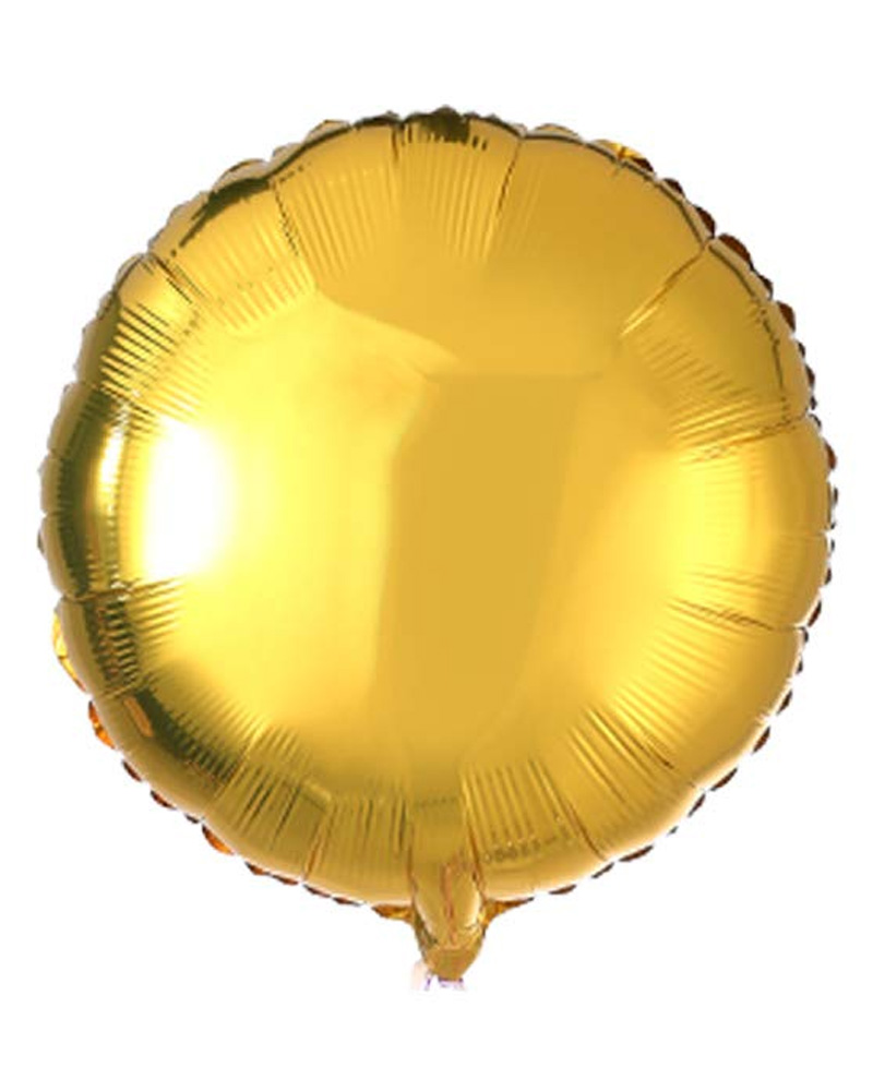 Excellent Houseware Foil Balloons Gold   10 stk.