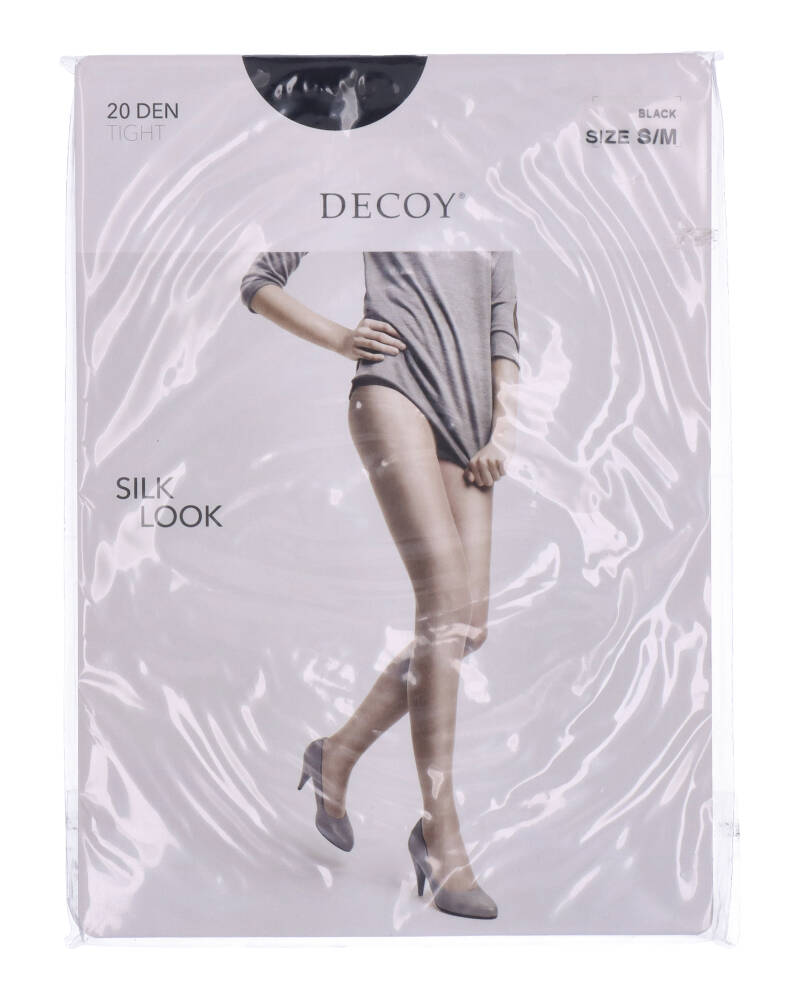 Decoy Strømpebukser 20 Den Silk Look Tights Svart polyamid S/M Dame