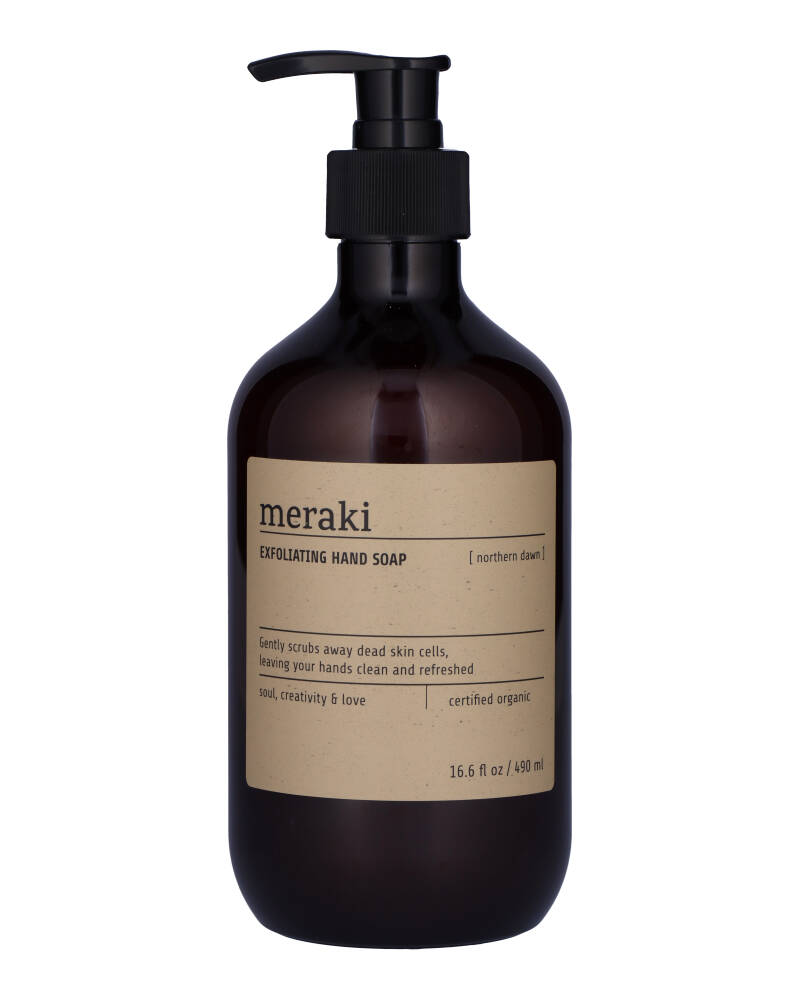 Meraki Meraki eksfolierende håndsåpe 490 ml Northern dawn