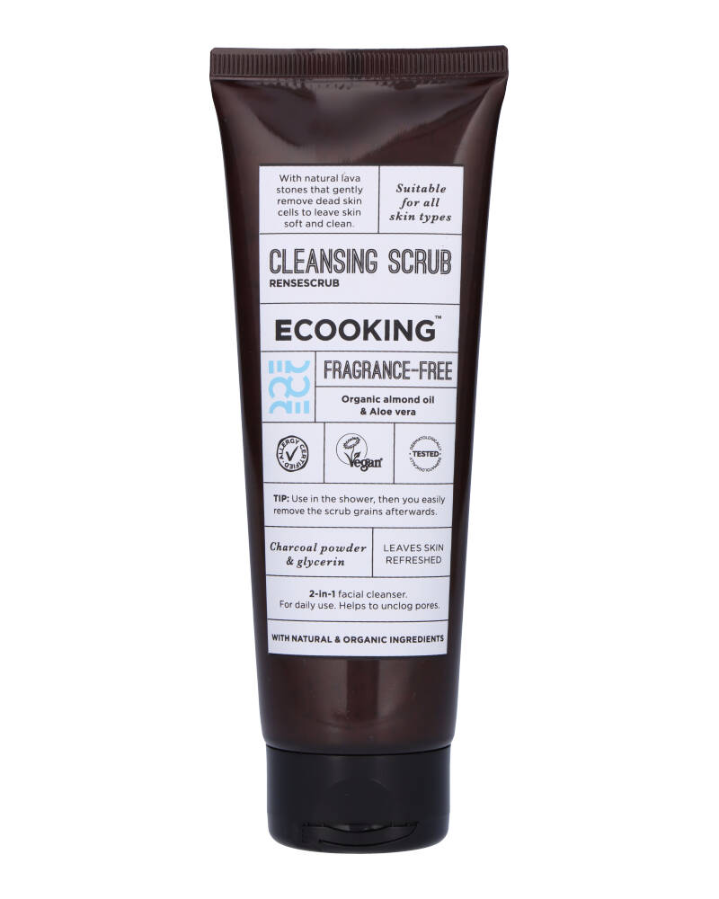 Ecooking Cleansing Scrub Fragrance Free 125 ml