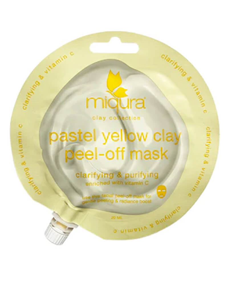Miqura Pastel Yellow Clay Peel-Off Mask (U)