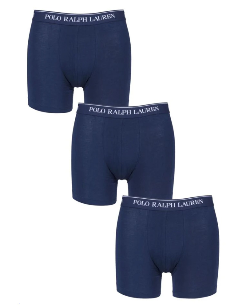 Boxershorts Classic Trunks 3pk Navy Xl