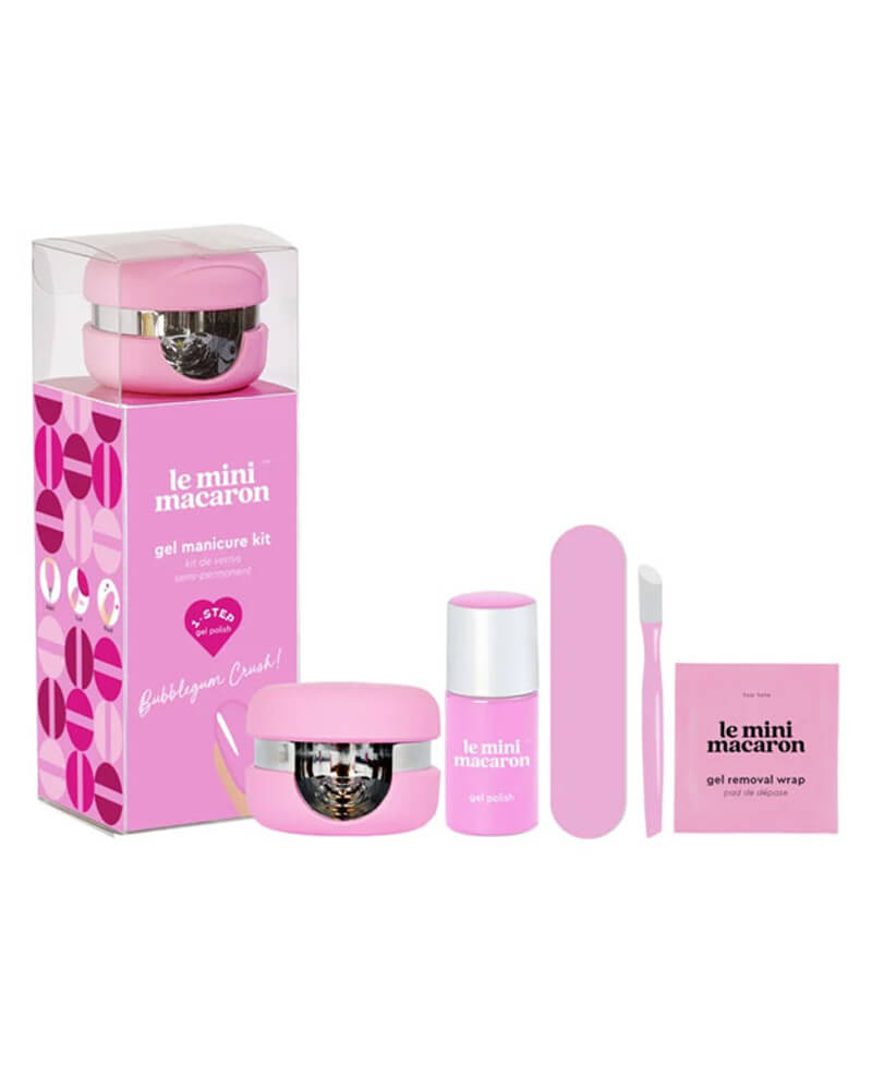 Le Mini Macaron Gel Manicure Kit Bubblegum Crush 10 ml