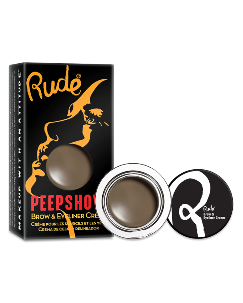 Rude Cosmetics Peep Show Brow & Eyeliner Cream Strip Tease 88035 (U) 3 g
