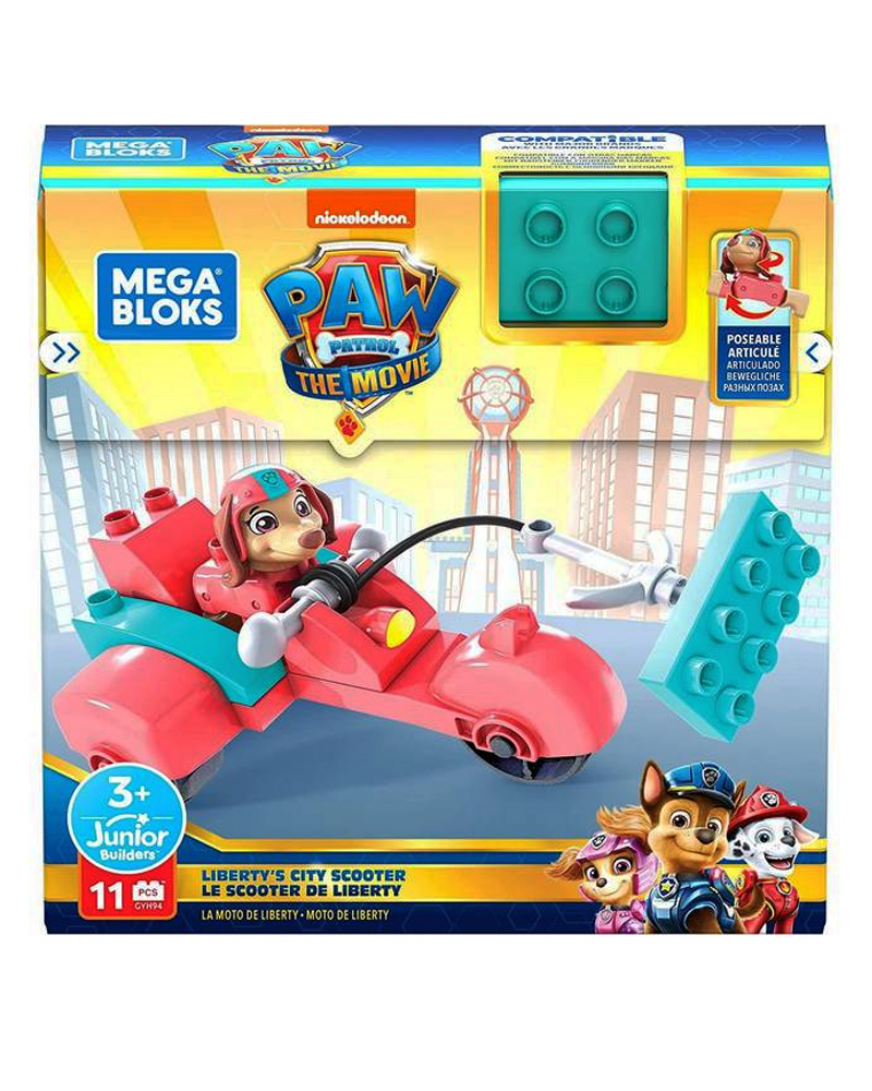 Paw Patrol Mega Bloks Liberty"s City Scooter'