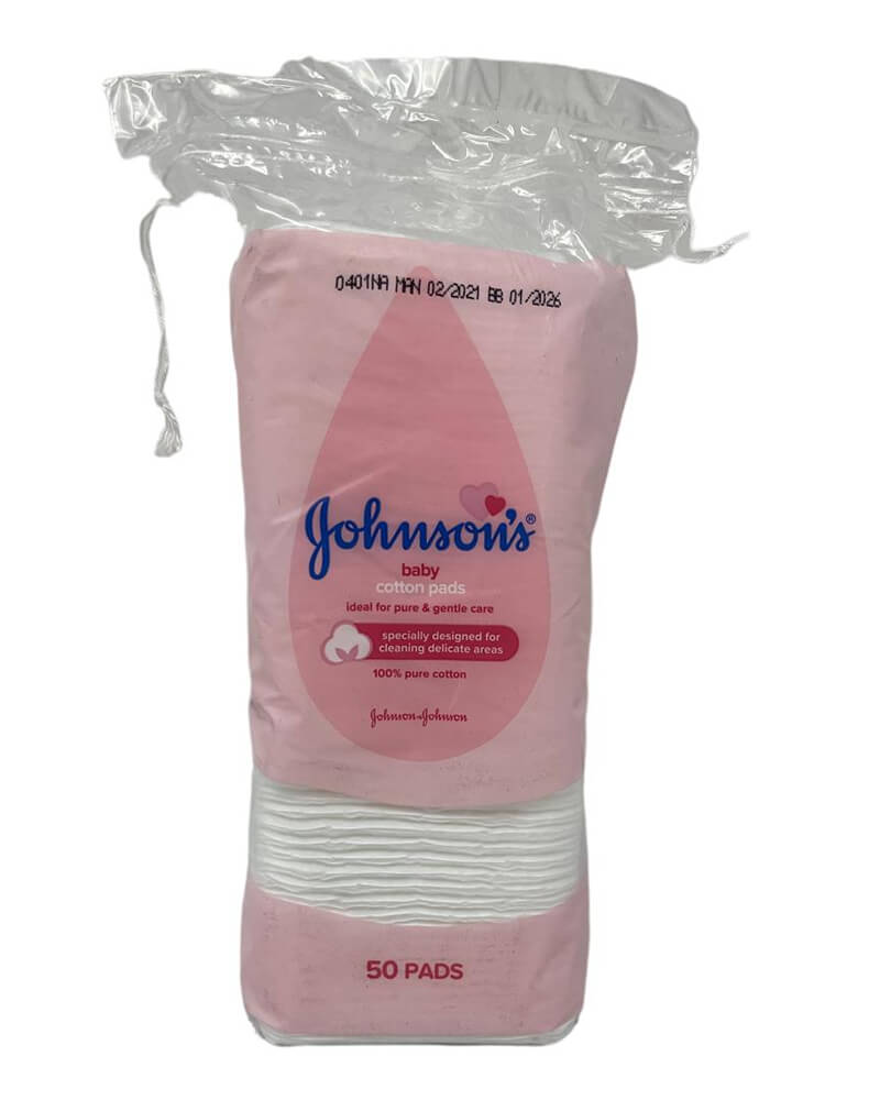 Johnsons Baby Cotton Pads   50 stk.