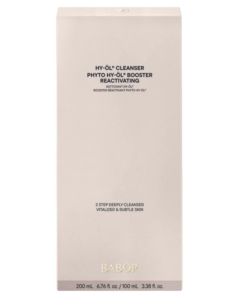 Babor HY-ÖL Cleanser og Phyto HY-ÖL Booster Reactivating Set 300 ml 2 stk.