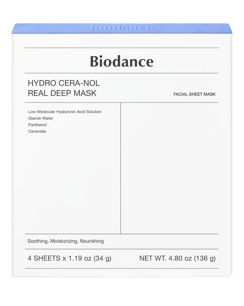 BIODANCE Hydro Cera-nol Real Deep Mask 4 pcs