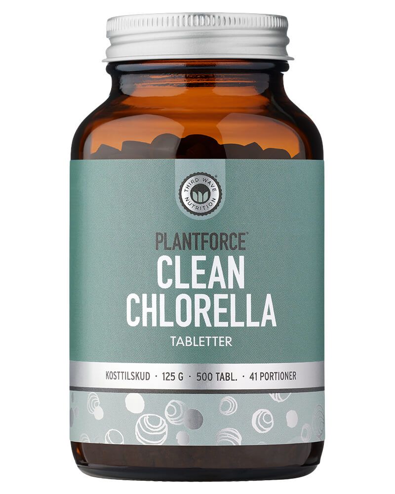 Plantforce Clean Chlorella 125 g 500 stk.