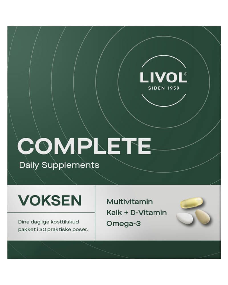 Livol Complete Daily Supplements Voksen 30 pieces