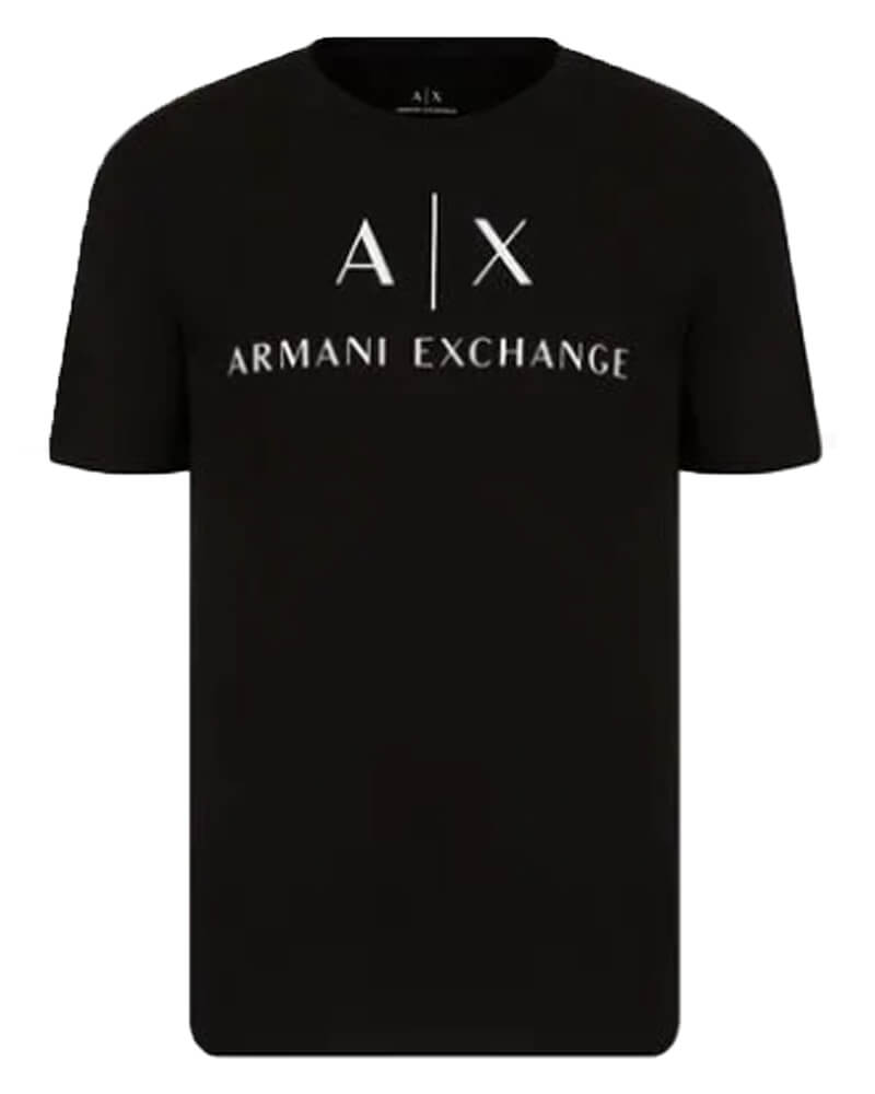 Armani Exchange T-shirt Sort Str.  XXL