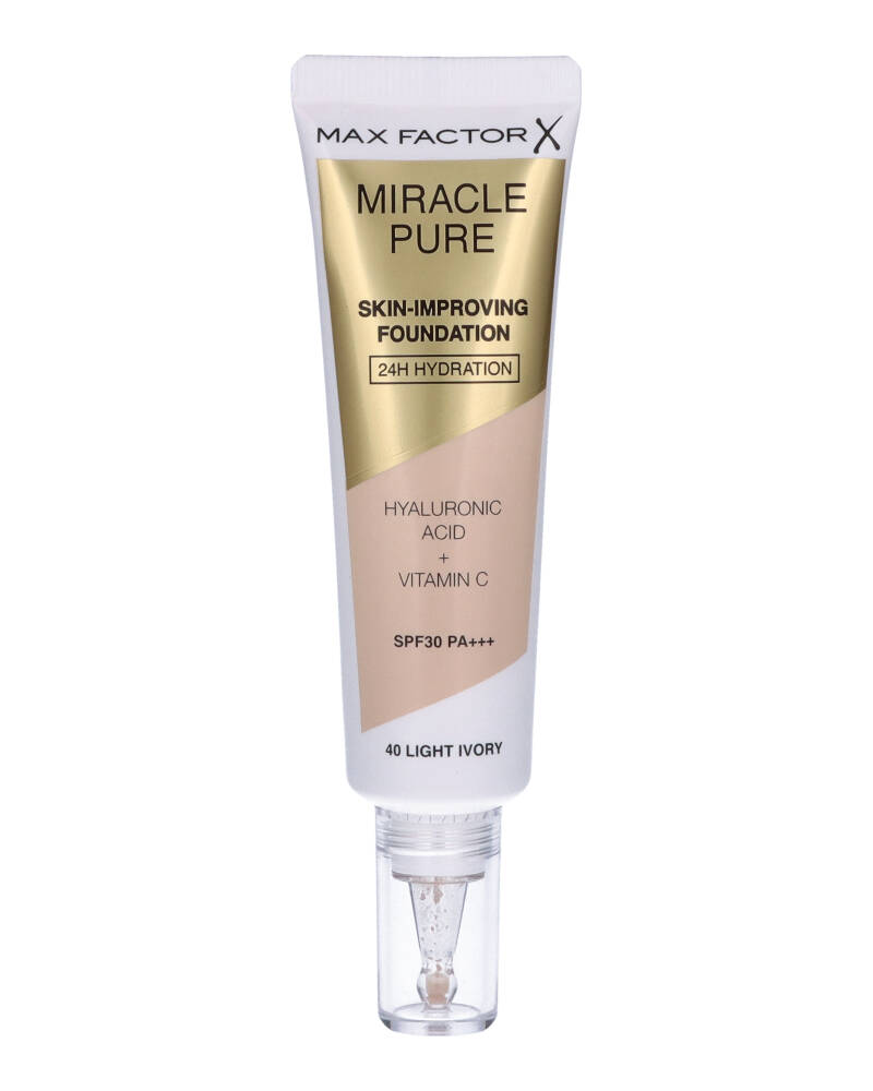 Max Factor Miracle Pure Skin-Improving Foundation - 40 Light Ivory 30 ml