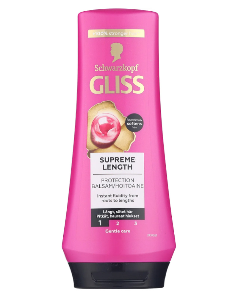 Schwarzkopf Gliss Protection Conditioner Supreme Length  For Long Hair