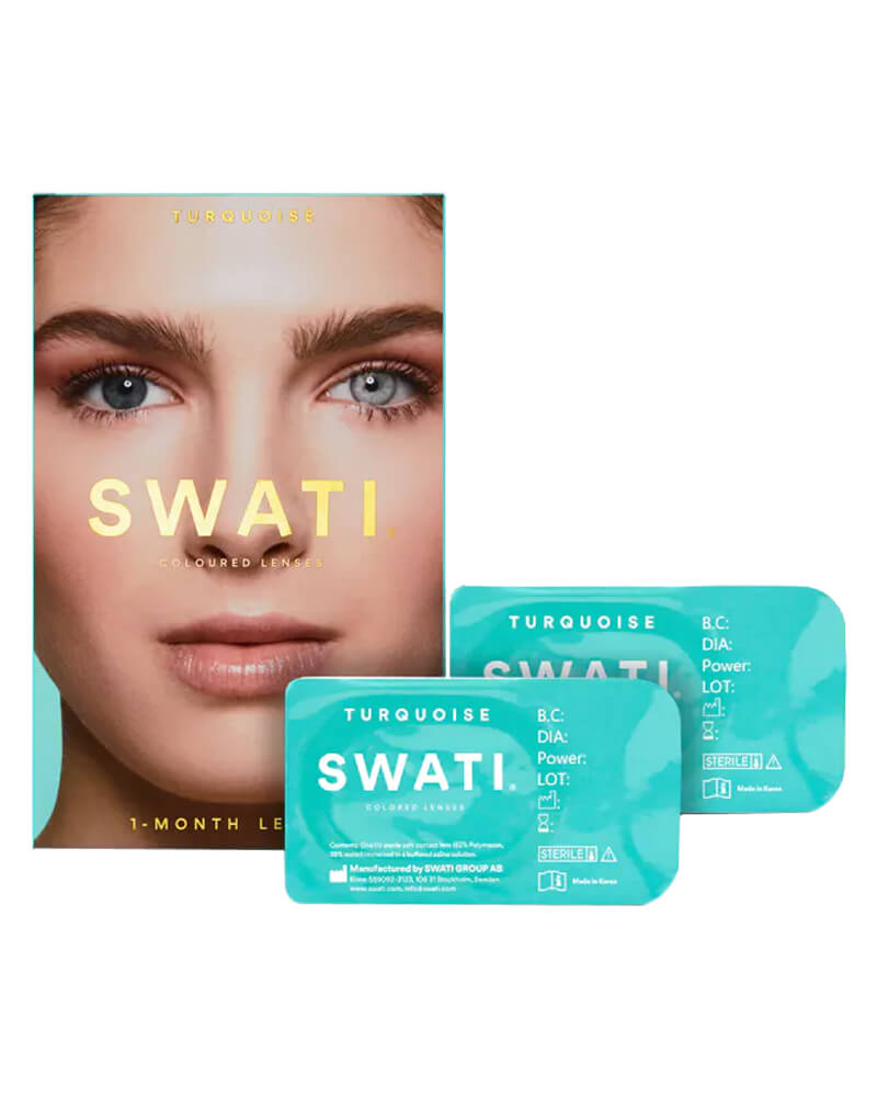 SWATI Cosmetics Turquoise 1 Month - 2 pcs