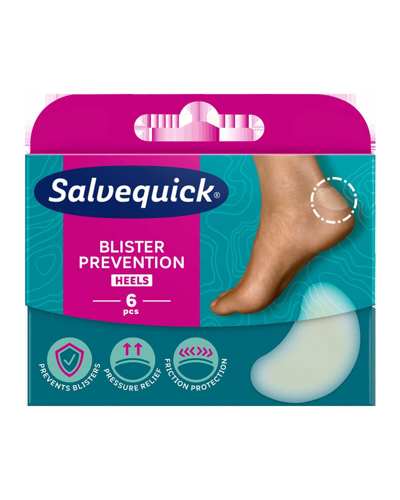 Plaster, Salvequick Foot Care, vabel, m, pakke a 6 stk