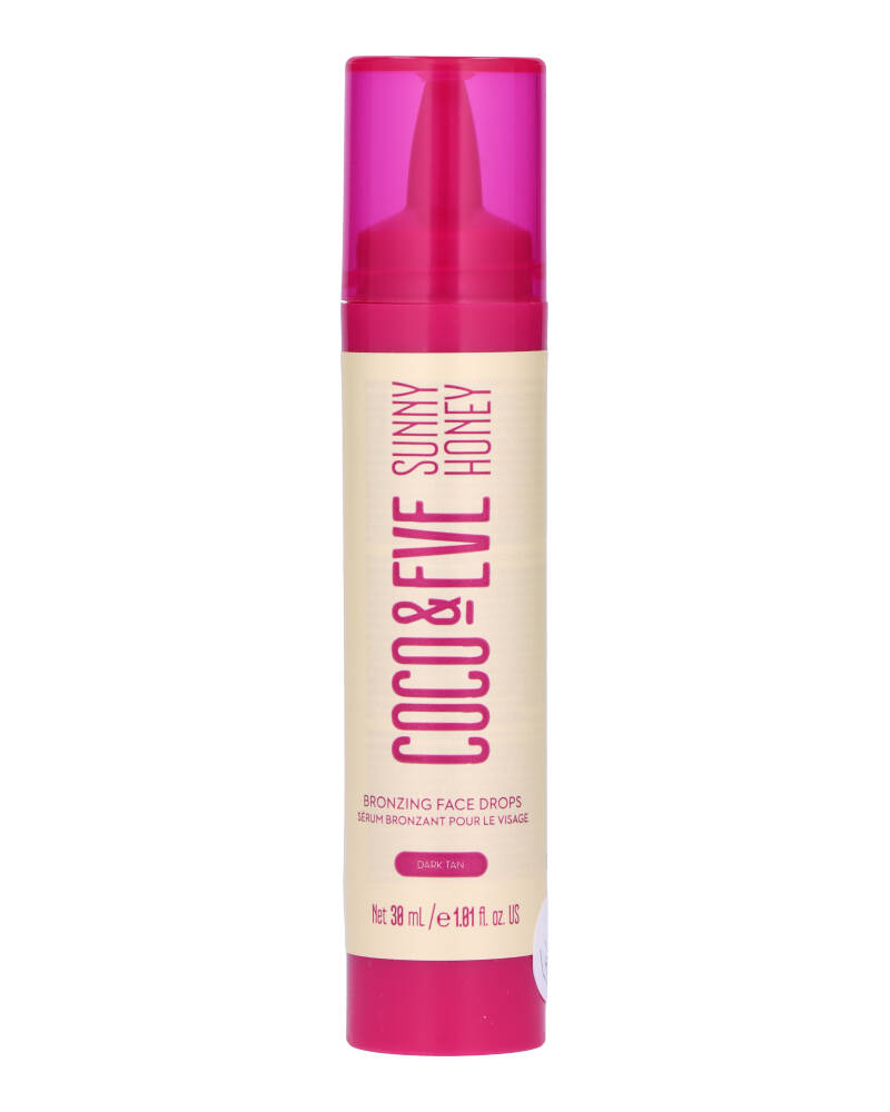Coco & Eve Sunny Honey Honey Bronzing Face Drops Dark Tan