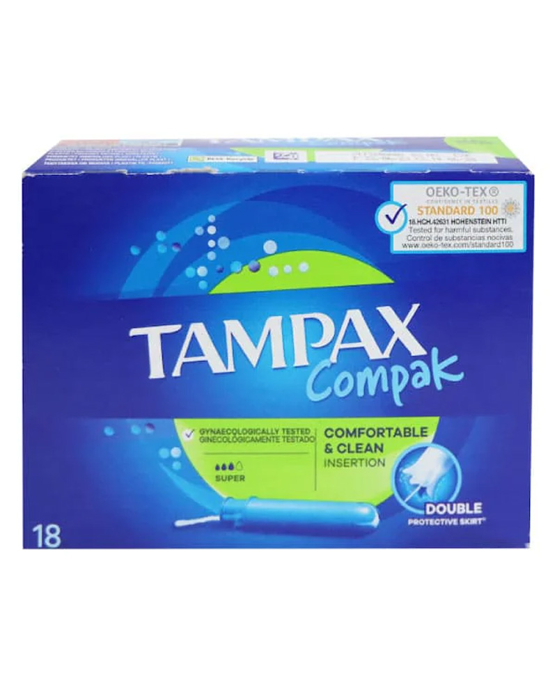 Tampax Compak Super 18"S   18 stk.'
