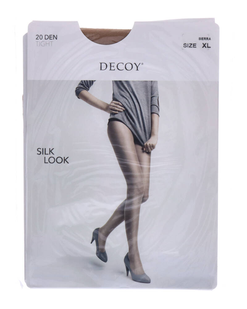 Decoy Strømpebukser 20 Den Silk Look Tights Beige polyamid X-Large Dame