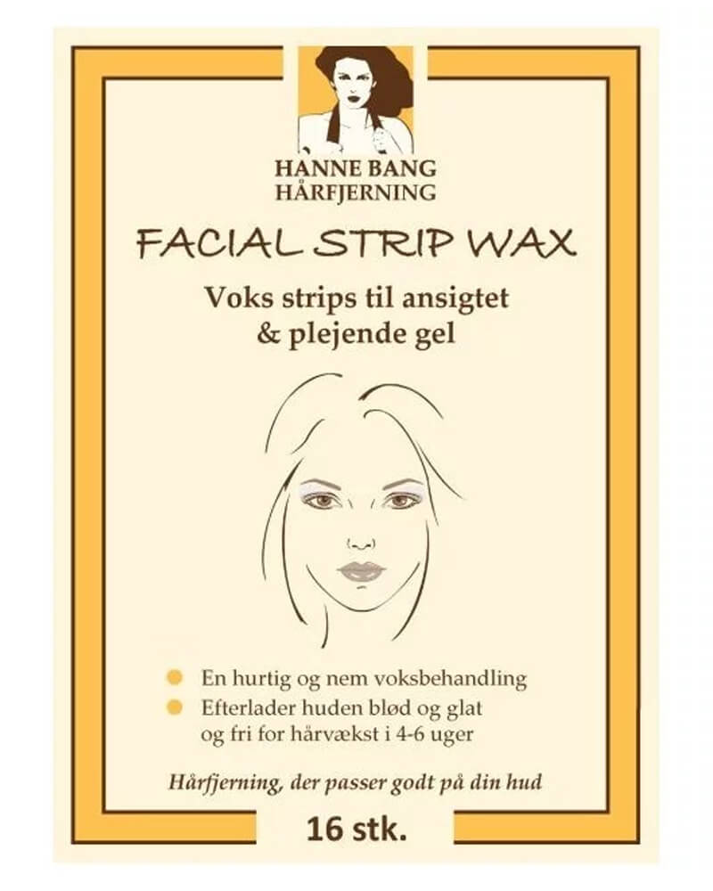 Hanne Bang Facial Strip Wax 16 stk.