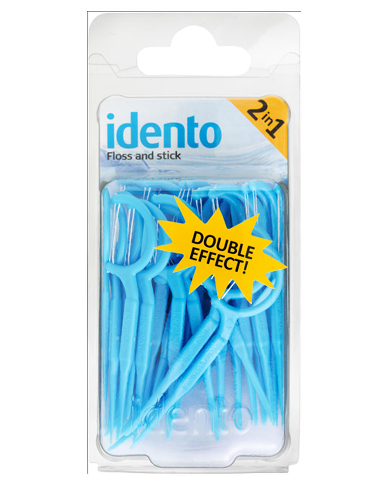 Idento Floss and Stick (Ass.)   30 stk.