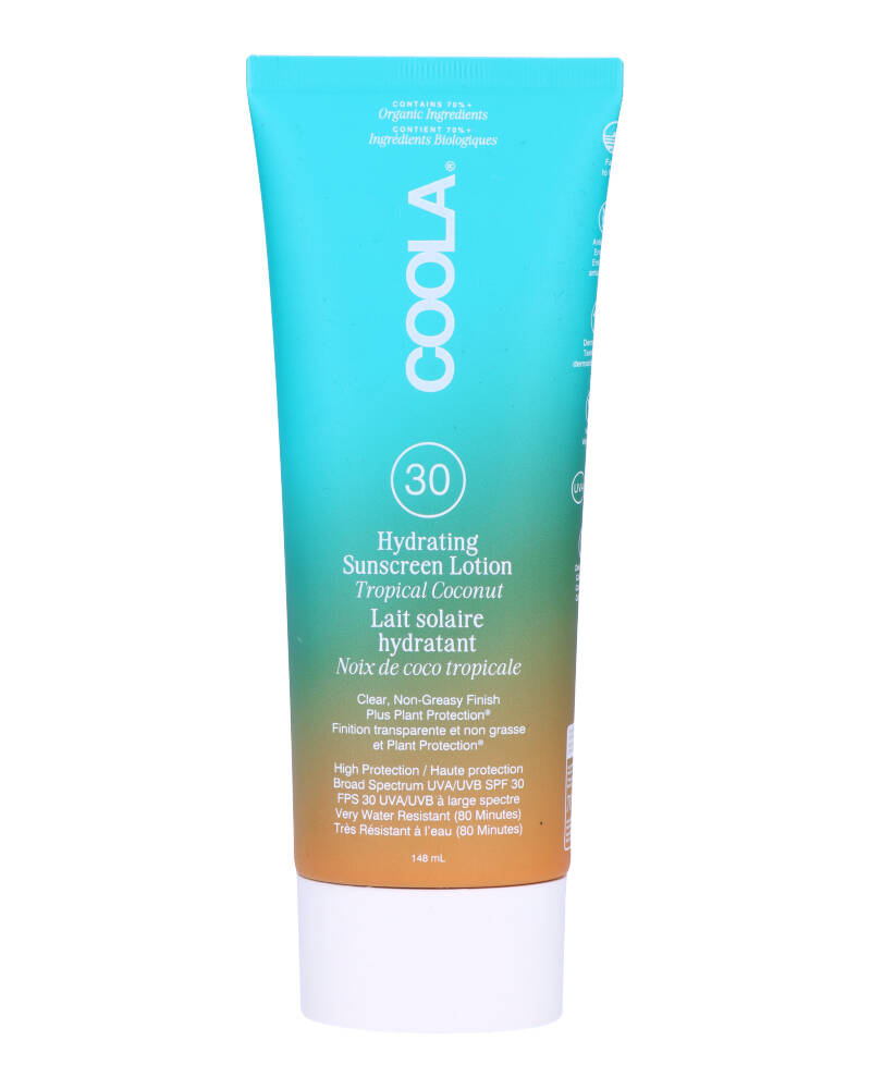 COOLA Hydrating Sunscreen Lotion SPF30 Tropical Coconut 148ml