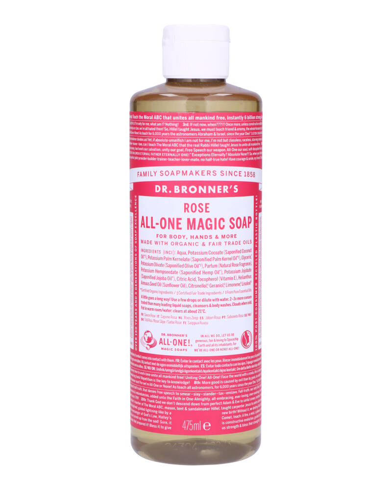 Dr. Bronner's Pure-Castile Soap Rose 475 ml