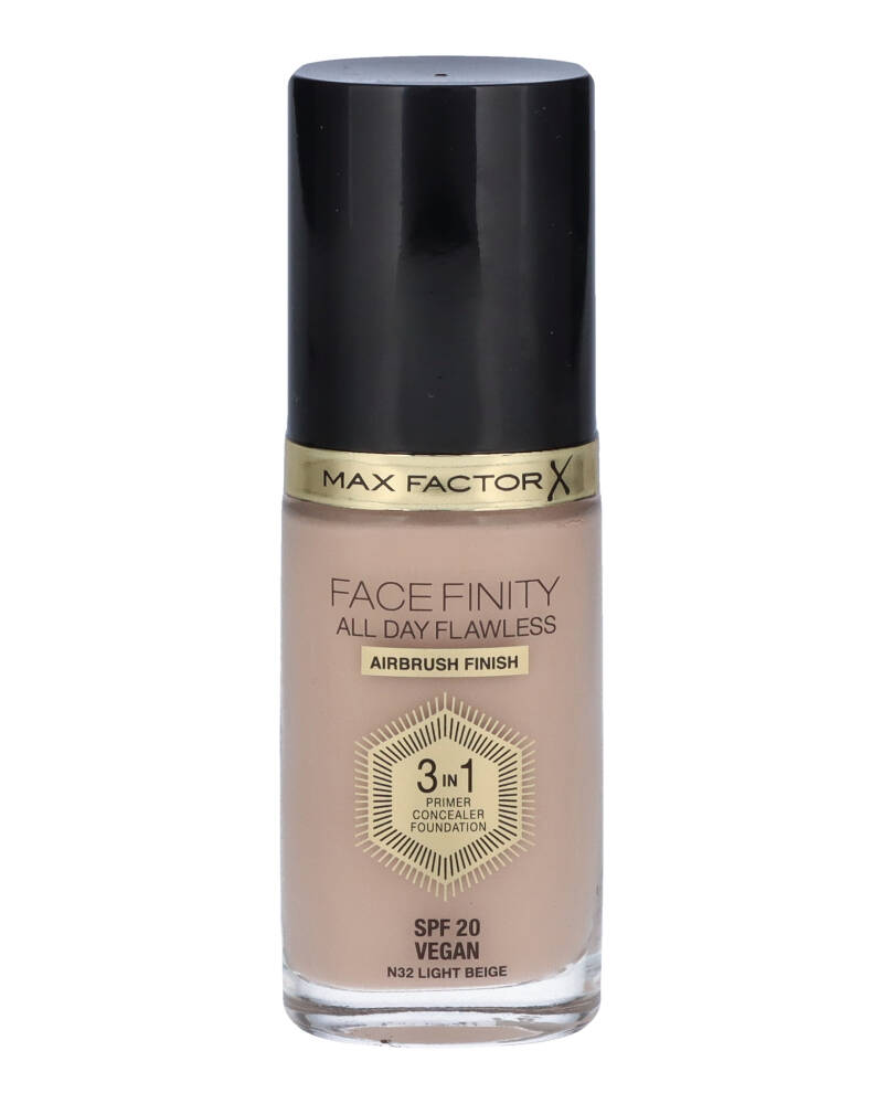 Max Factor Face Finity All Day Flawless 3-in-1 Foundation - N32 Light Beige 30 ml