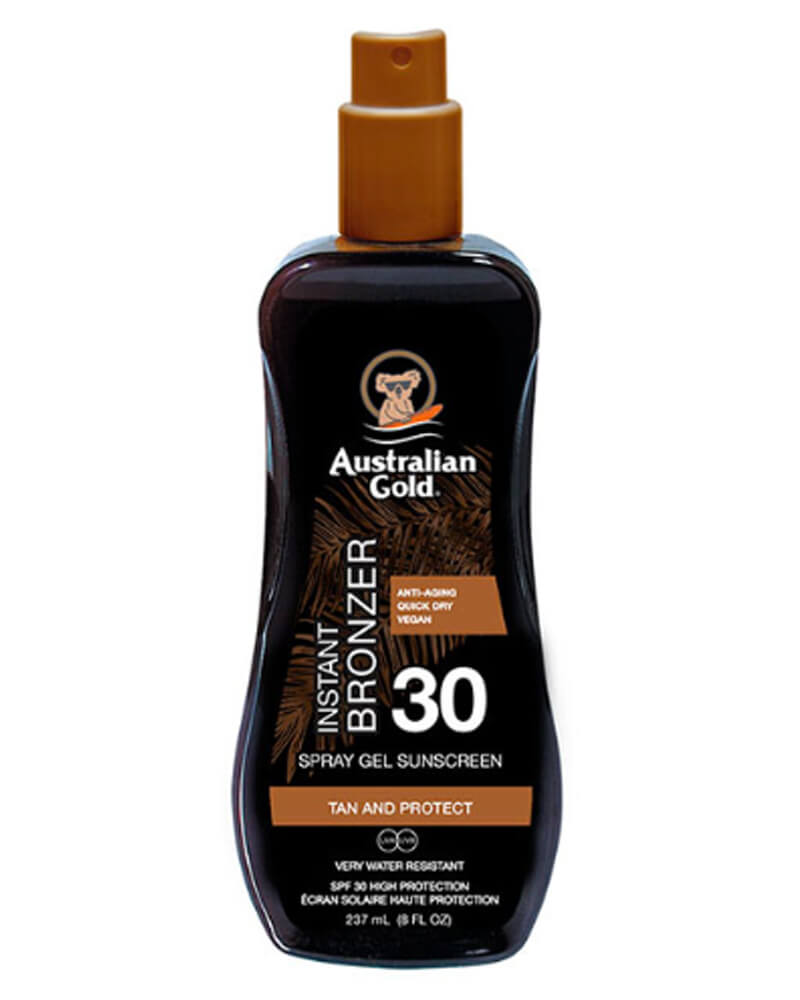 Australian Gold Spray Gel Sunscreen SPF 30 instant bronzer (F) 237 ml