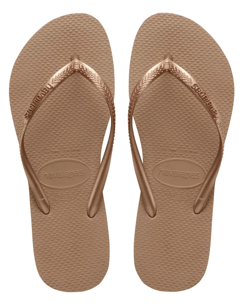 Havaianas Slim - Rosa guld - Str. 37/38