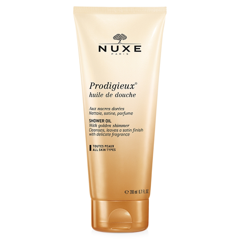 Prodigieux Shower Oil with Golden Shimmer, 200 ml Nuxe Bad- & Dusjkrem