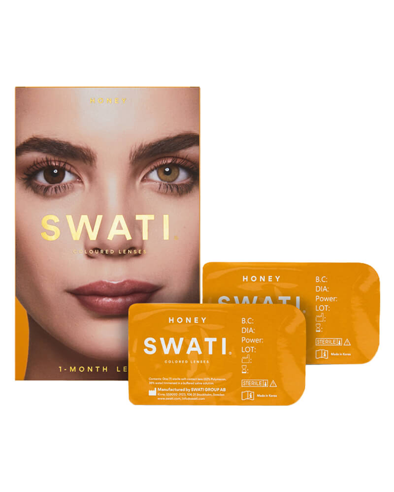 Swati Coloured Lenses Honey 1 Month