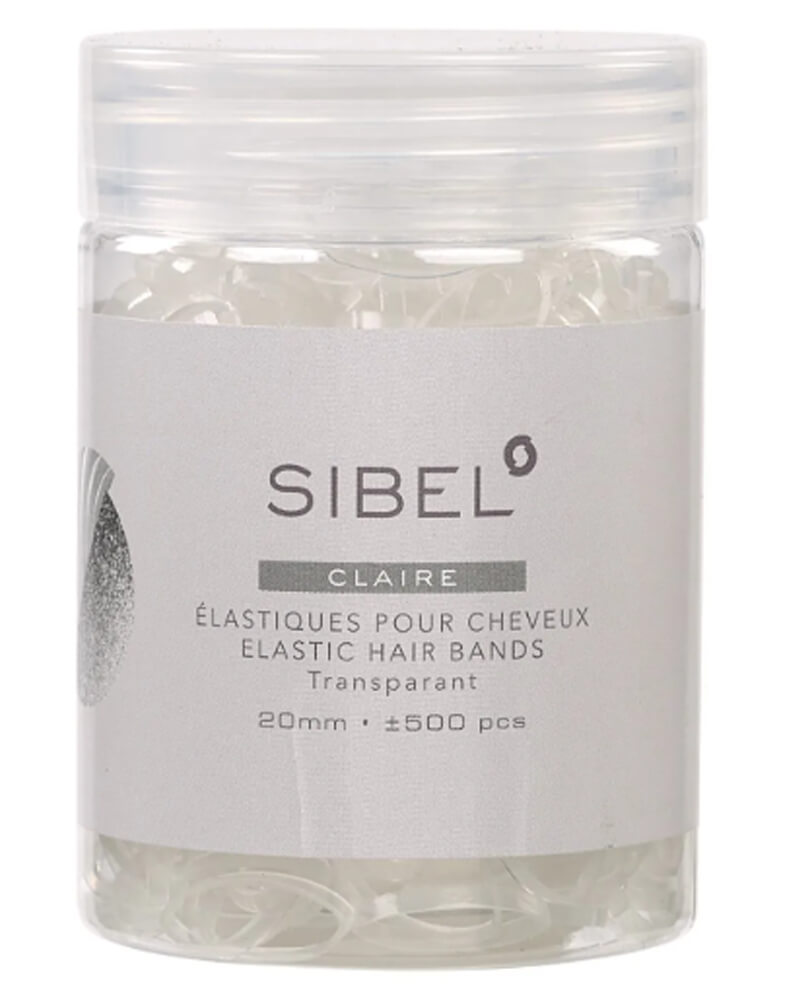 Sibel Claire Elastic Hair Bands 20mm - Transparent Art. P000620 (U) 500 stk.