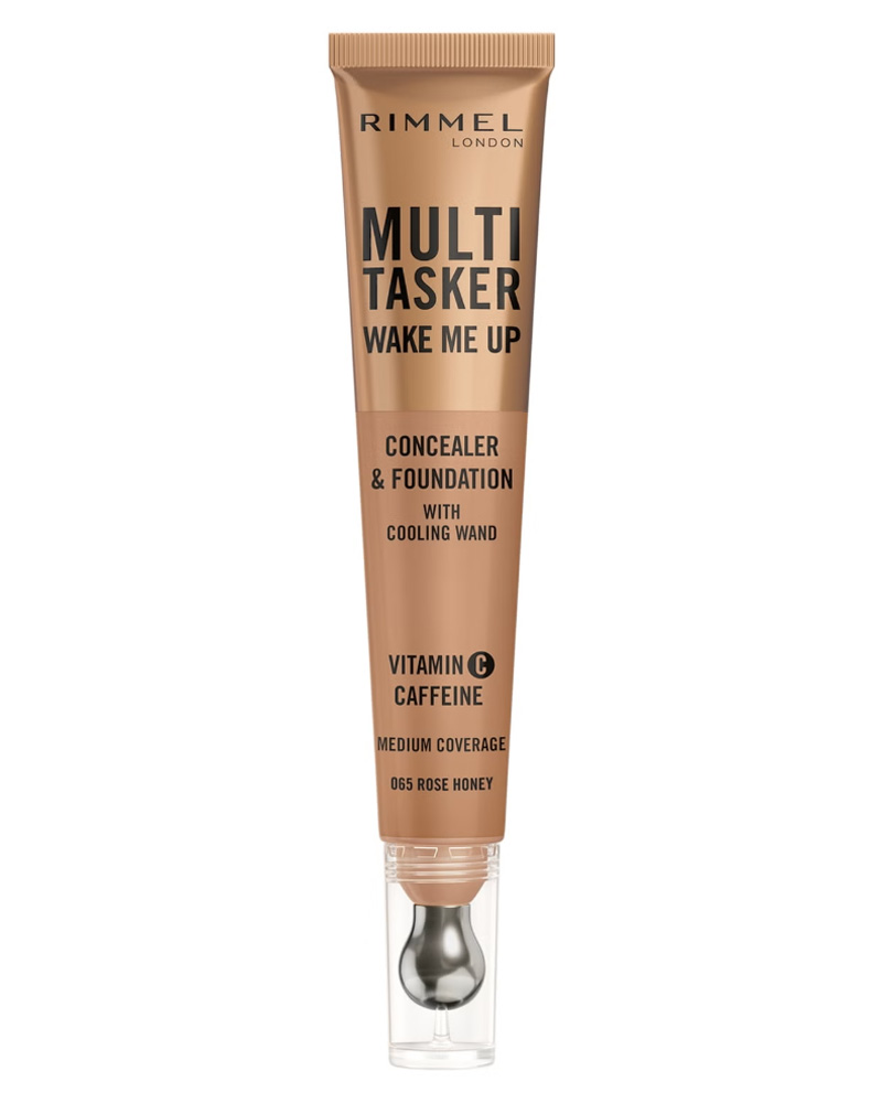 Rimmel London Multi-Tasker Wake Me Up Concealer & Foundation 065 Rose Honey 20 ml