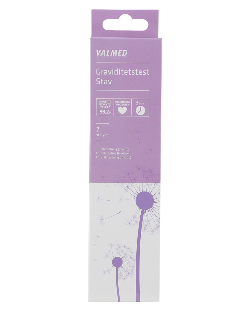 Valmed Graviditetstest, 2 stk.