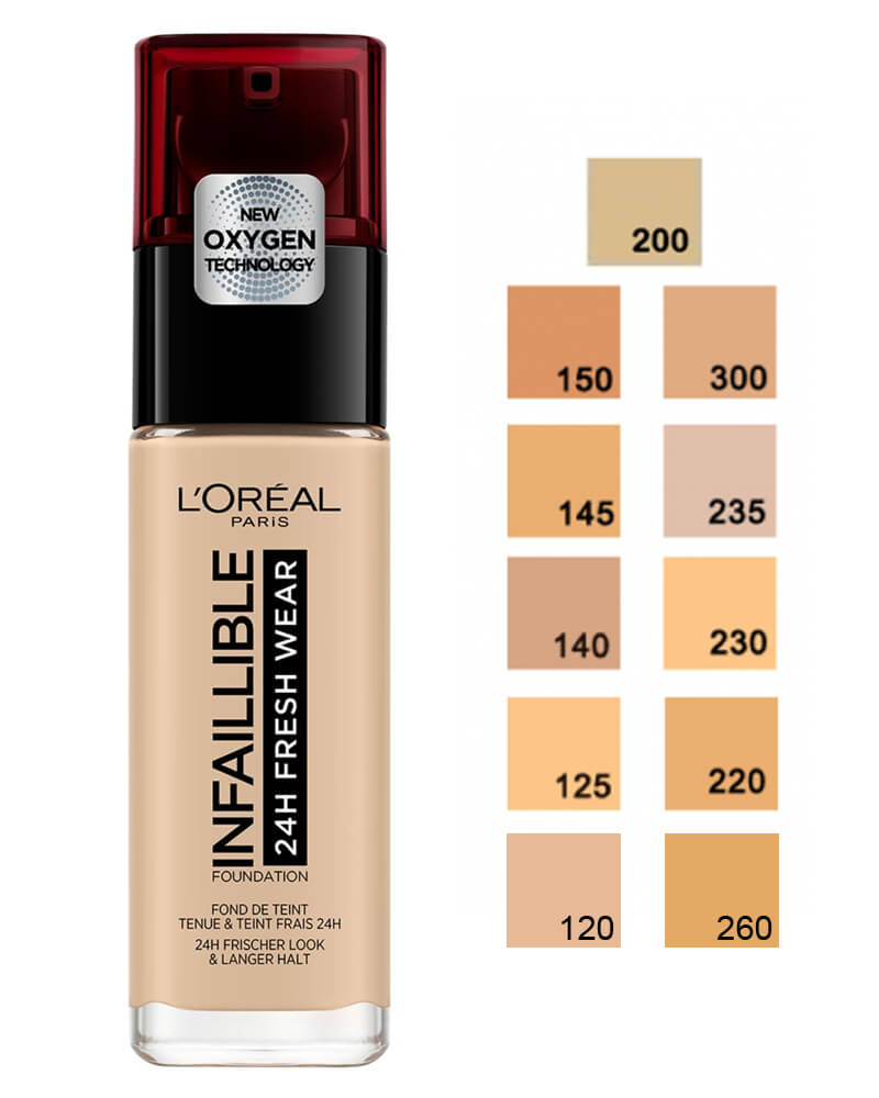 L'Oréal Paris Infaillible 32H Fresh Wear Foundation 300 Neutral Undertone (30 ml)