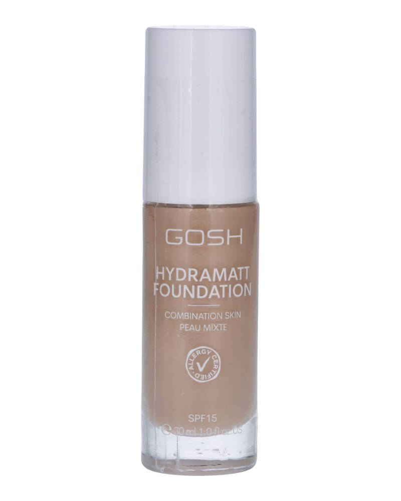 GOSH Hydramatt Foundation Medium - Yellow/Cold Undertone 008N - 30 ml