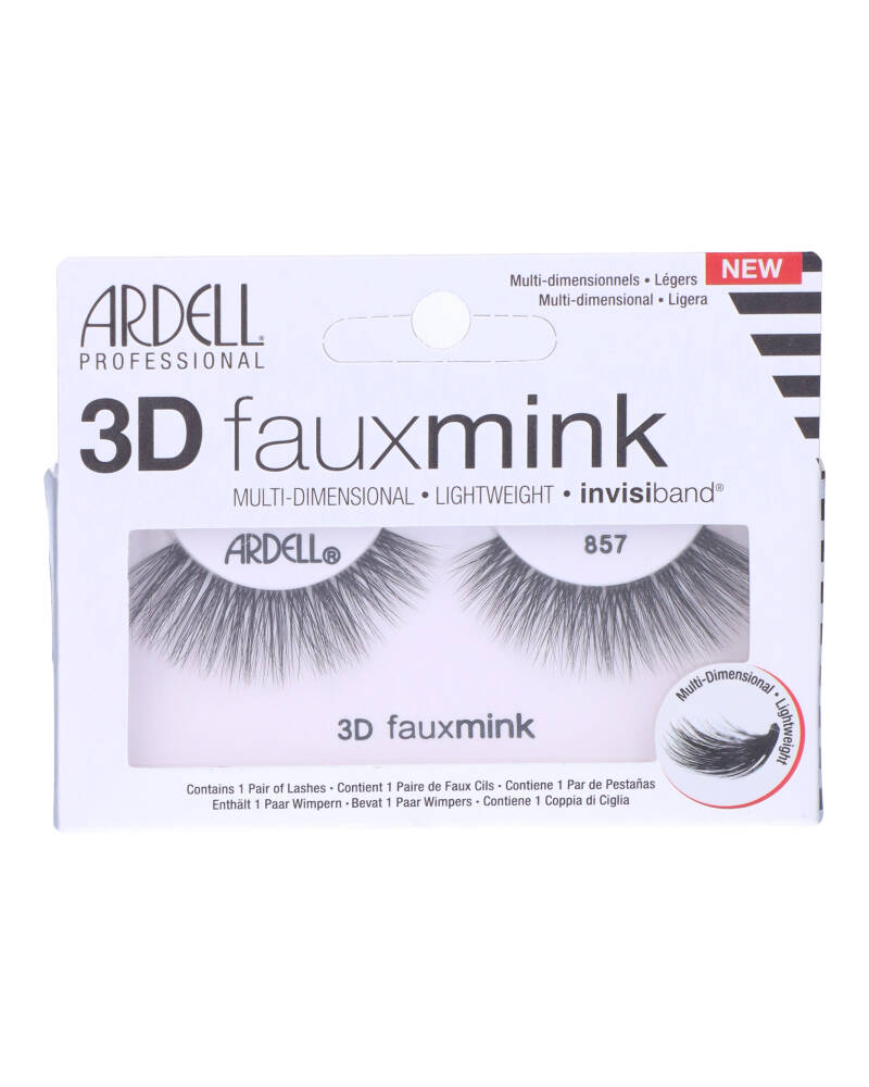 Ardell Faux Mink 3D 857 Black Eye Lashes