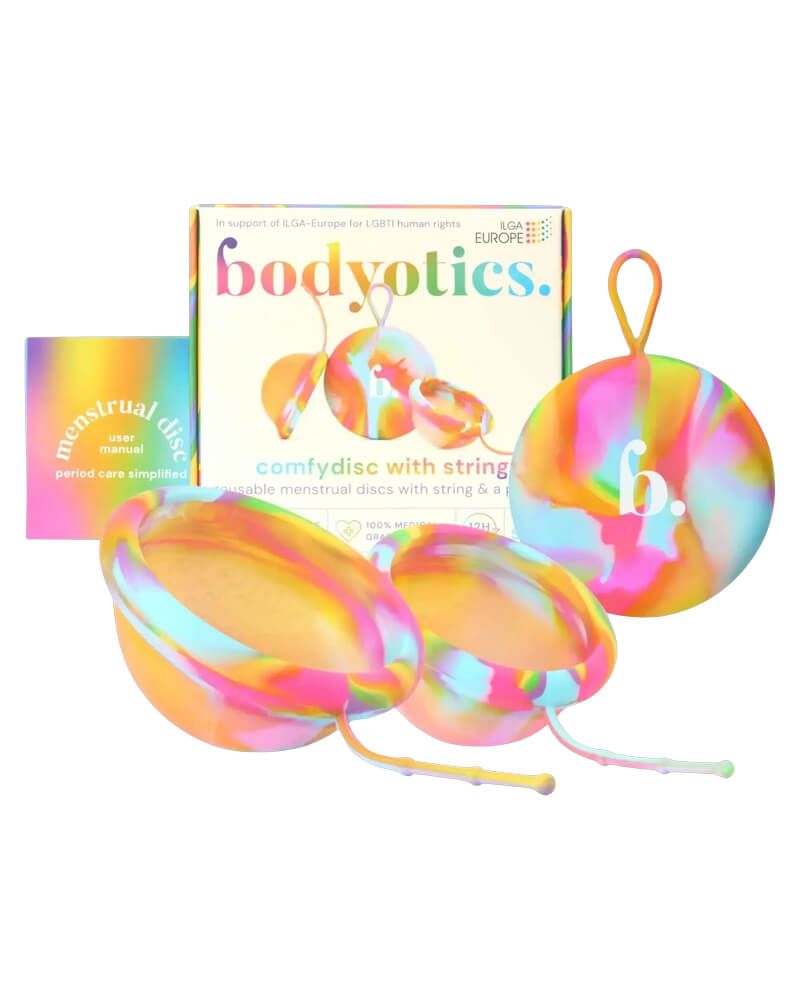 Bodyotics Comfydisc: Rainbow Edition — Reusable Menstrual Discs   2 stk.