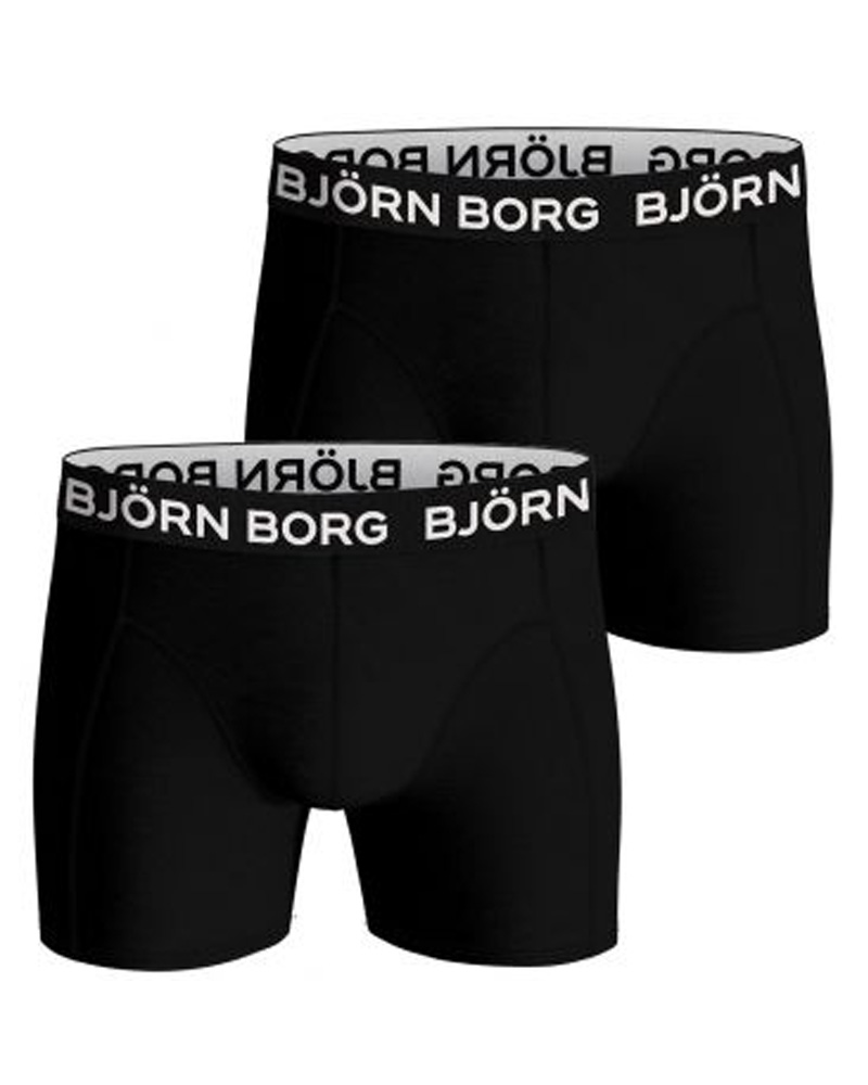 Björn Borg Bamboo Cotton Blend Boxer 2-pack Black Str. L 2 stk.