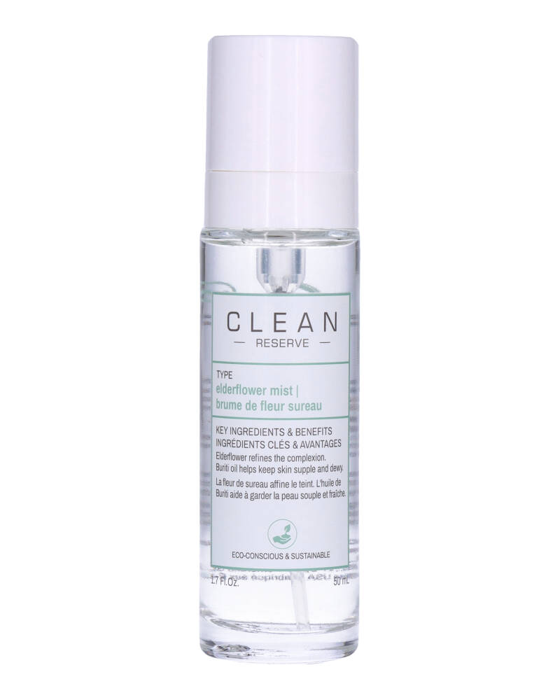 Clean Reserve Elderflower Face Mist 50 ml