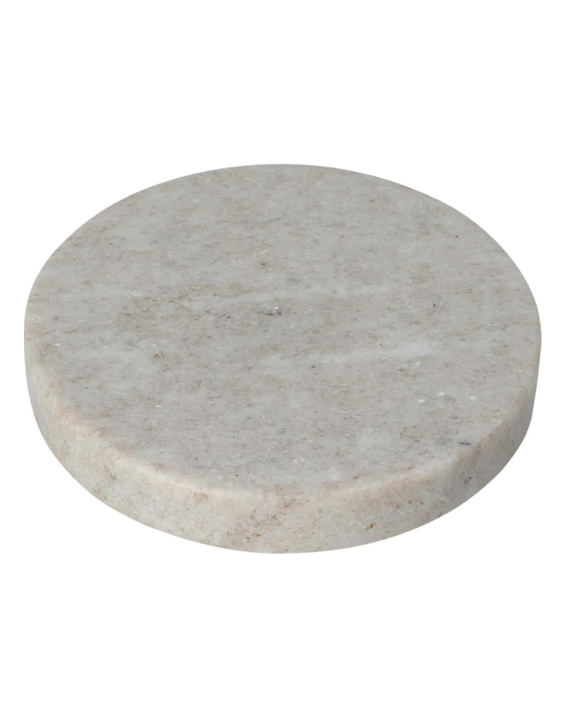 Excellent Houseware Marble Coaster Sand 10 x 10 cm   4 stk.