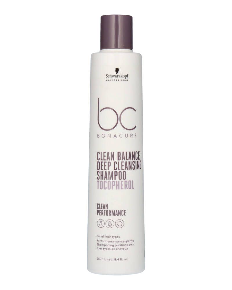 Schwarzkopf BC Bonacure Clean Balance Deep Cleansing Shampoo Tocopherol 250 ml