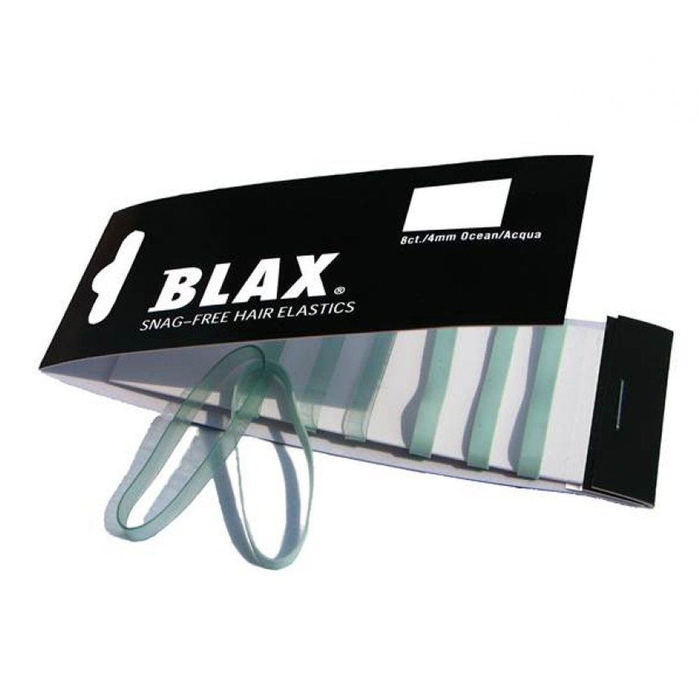 Blax - Snag-Free Hår Elastikker OCEAN 4mm 8 stk.