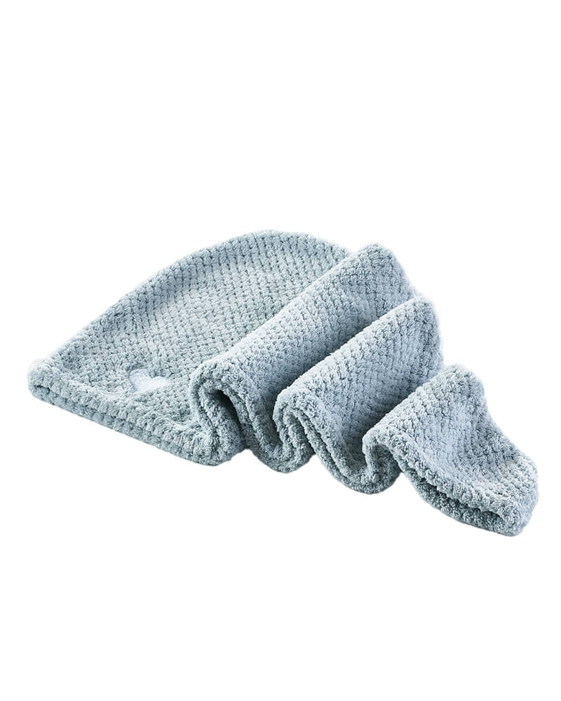 Yuaia Haircare Microfibre Hair Towel Light Blue 1 stk.