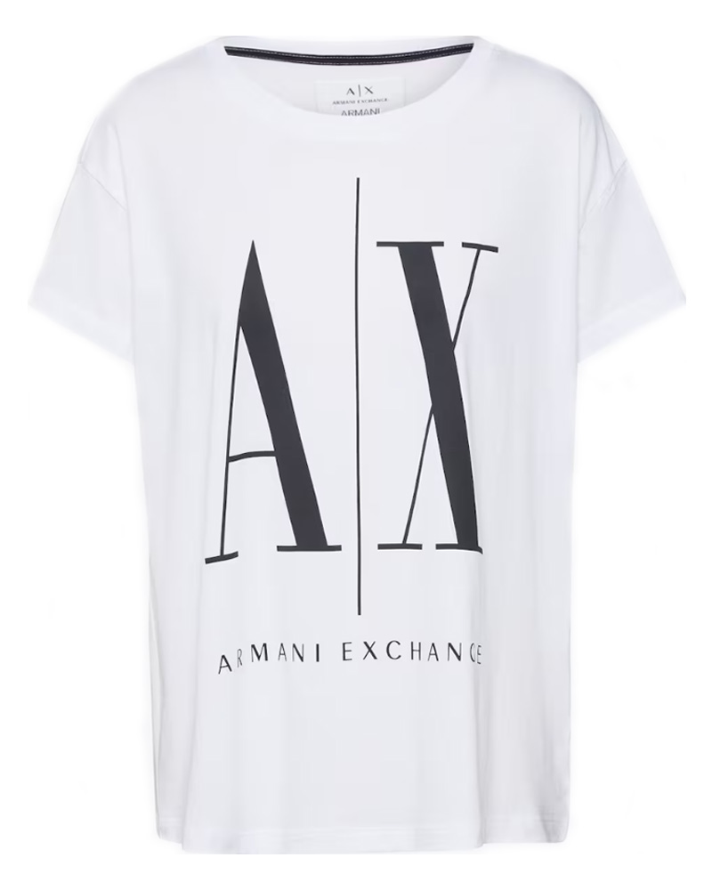 Armani Exchange Icon Period Woman T-Shirt White XXL