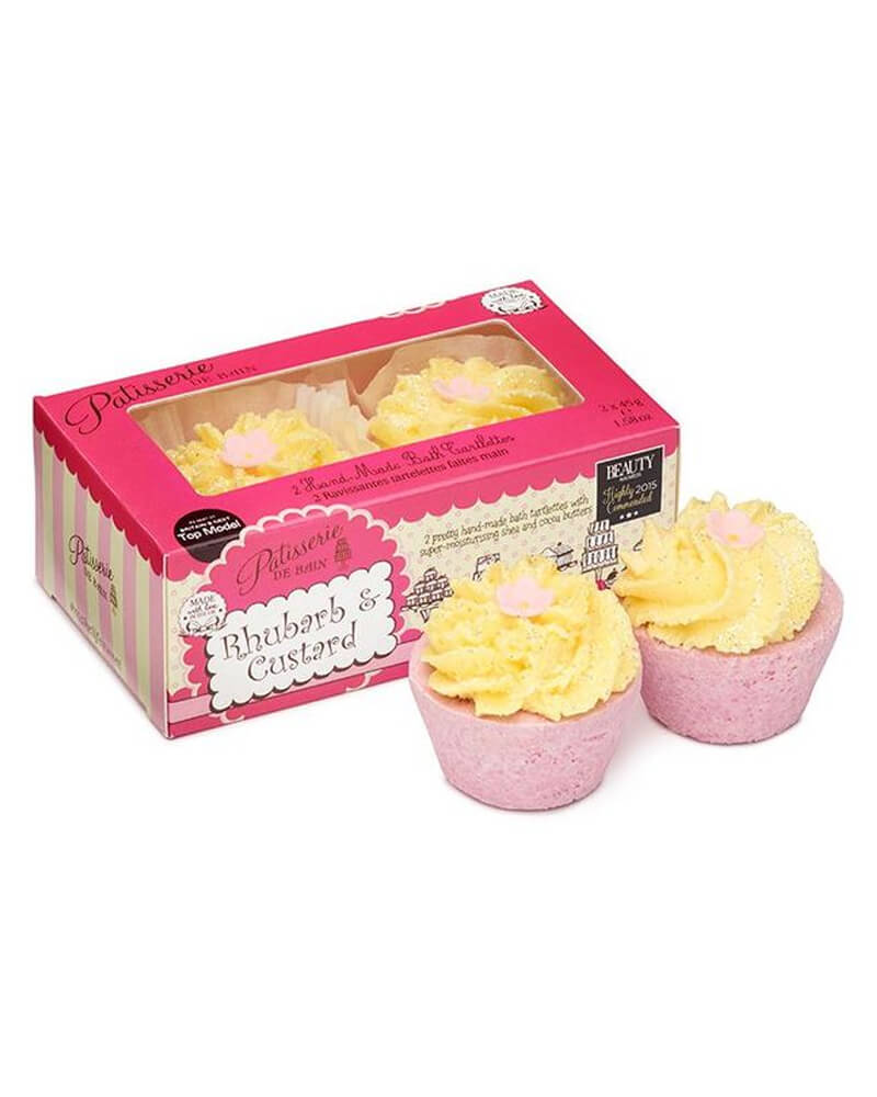 Patisserie De Bain Rhubarb & Custard Bath Tartlettes 45 g 2 stk.
