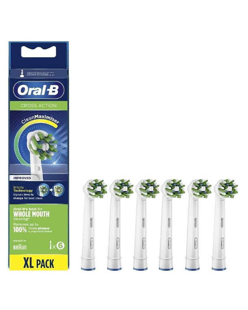 Oral-B Tandbørstehoveder Cross Action Børstehoveder, 6 stk.