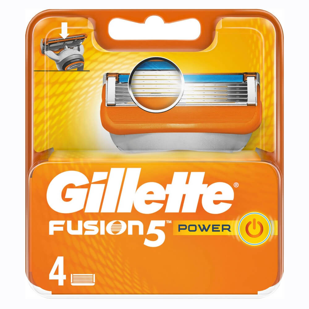 Gillette Barberblad Fusion5 Power blader 4 pk